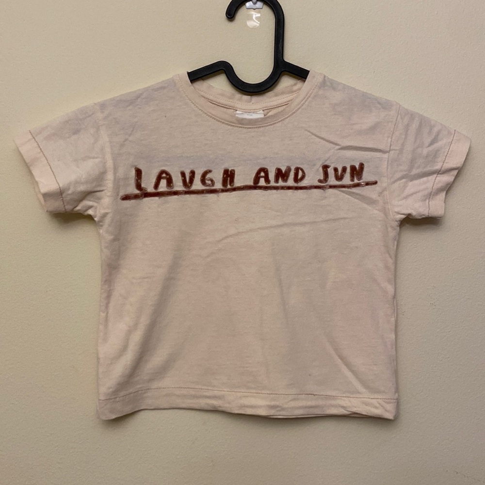 Zara Baby T-Shirt | Size 5 110cm | Colour Cream